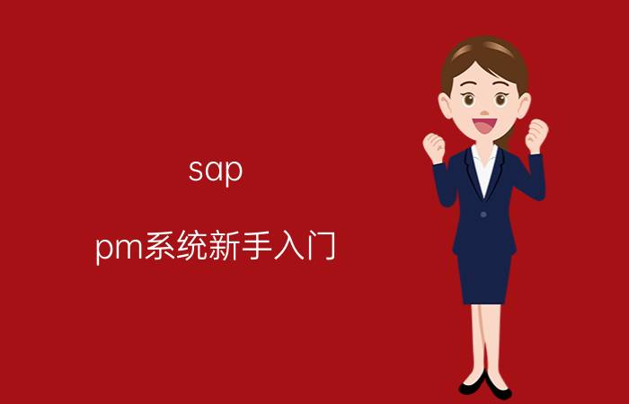 sap pm系统新手入门 pmsap是哪个英文缩写？